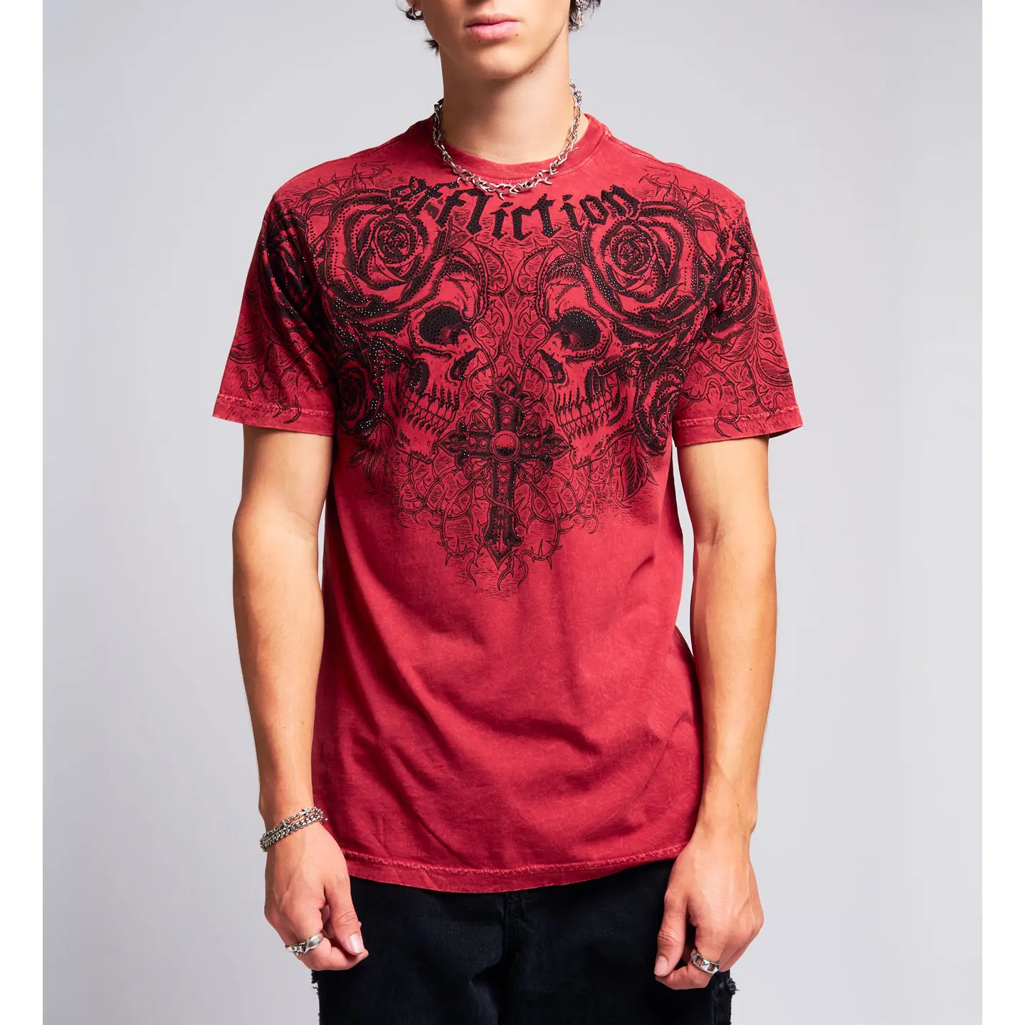 Affliction Men's T-shirt Forgotten