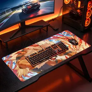A-Arcanine Mouse Pad Large Gaming Mousepad LockEdge Thickened Extended Desk Mat Anime Mousepad