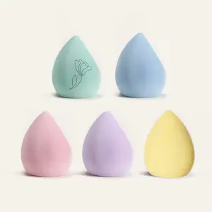 JUNOCO Microfiber Sponge. Latex-Free, Dual Layer Makeup Blender for Foundations, Powders and Creams