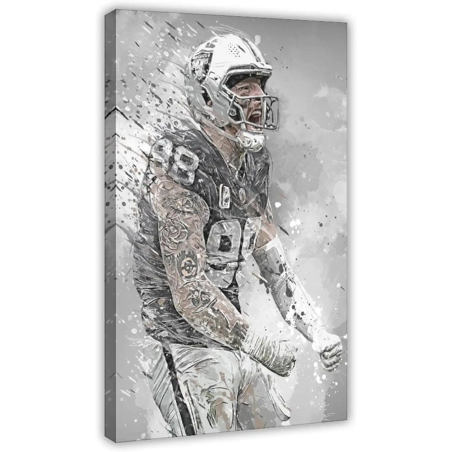 Maxx Crosby Classic Star Posters 1 Canvas Poster Wall Art Decor Print Picture Paintings for Living Room Bedroom Decoration