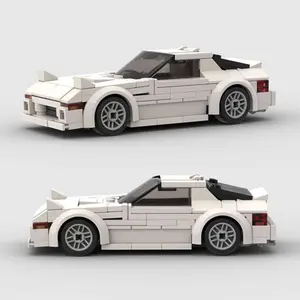 Supercar, 197pcs/set Creative Racing Car Kit, Building Block Sets, Educational Assembly Bricks Toy for Kids & Adults, Durable