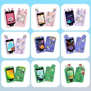 Children's smart phone toys, 4.0-inch touchscreen mobile phones with cameras, game phones with drawing functions, portable travel learning toys. Suitable for children aged 3 to 9