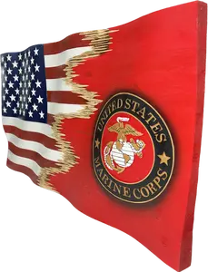 OLD GLORY/MARINE CORPS CUSTOM JACK