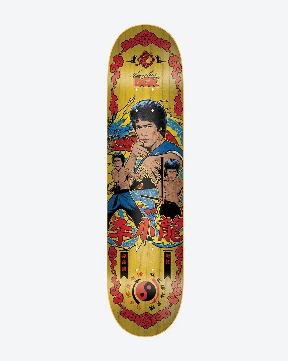 DGK x Bruce Lee Fury Skateboard Deck, 8.1 in Sports & Outdoor Leisure Skateboarding Equipment
