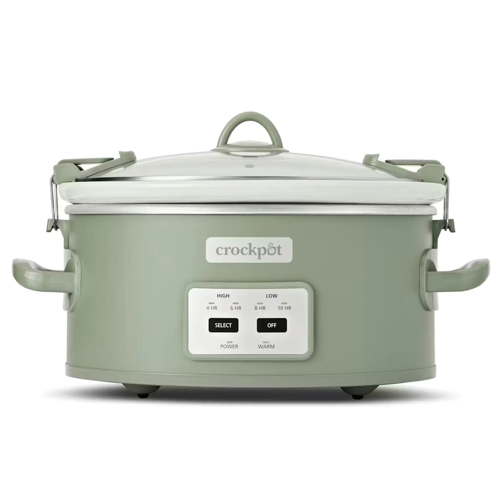 Crock Pot 6 Qt Cook and Carry Programmable Slow Cooker with Locking Lid, Green Crock Pot 6 Qt Cook and Carry Programmable Slow Cooker with Locking Lid, Green
