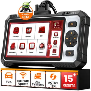 ANCEL FX6100 Bidirectional OBD2 Scanner, All System Car Diagnostic Scanner with Active Test,15+ Reset, EPB/BMS/SAS/D-PF Reset/ABS Bleeding/Injector Coding, FCA&CANFD, AutoVin, Lifetime Free Upgrade
