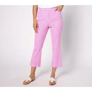 Isaac Mizrahi Live! Petite 24/7 Stretch Baby Bootcut Crop Pants