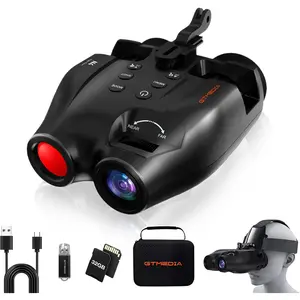 head mounted night vision binoculars have a 5x zoom function and are suitable for outdoor hunting and landscape observation