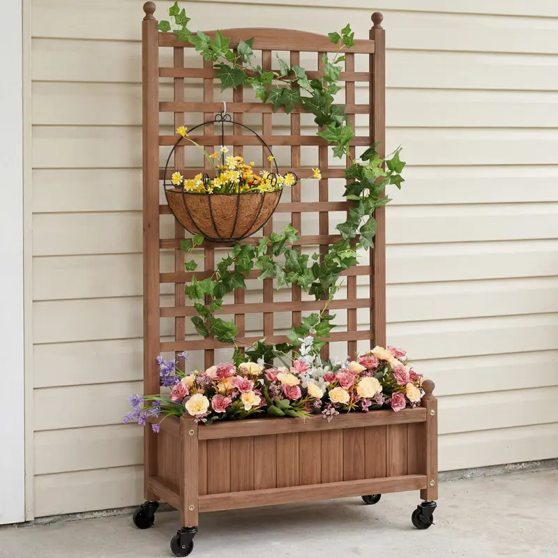 self watering pot plants HydroVue Lazy Gardener Planter