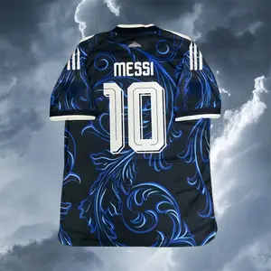 2026 Season Away Blue Messi No. 10 Short-Sleeve Soccer Jersey