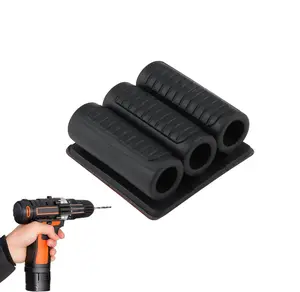 Drill Bit Holder Tool Holster, with High Strength Adhesive Drill add-on for Easy Carry up to Six Driver Bits on The Side of Your Power Drill or Driver for Home Improvement