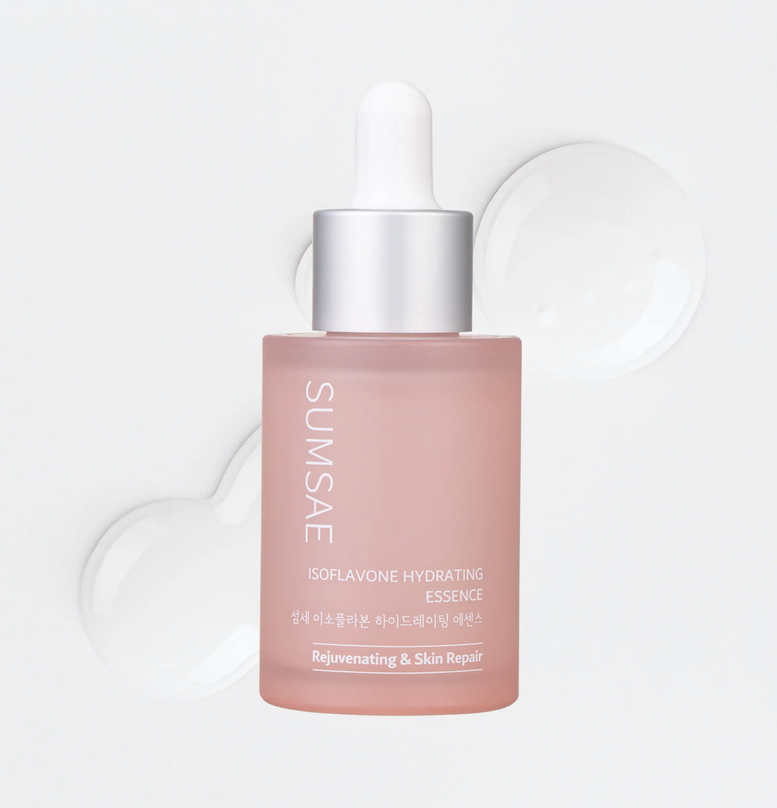 SUMSAE Isoflavone Hydrating Essence for Skin Repair and Moisturizing Lightweight Hydration for Sensitive Skin Korean Soy Extract Long Lasting Moisture Dewy Radiant Glow Hydrate & Moisturize