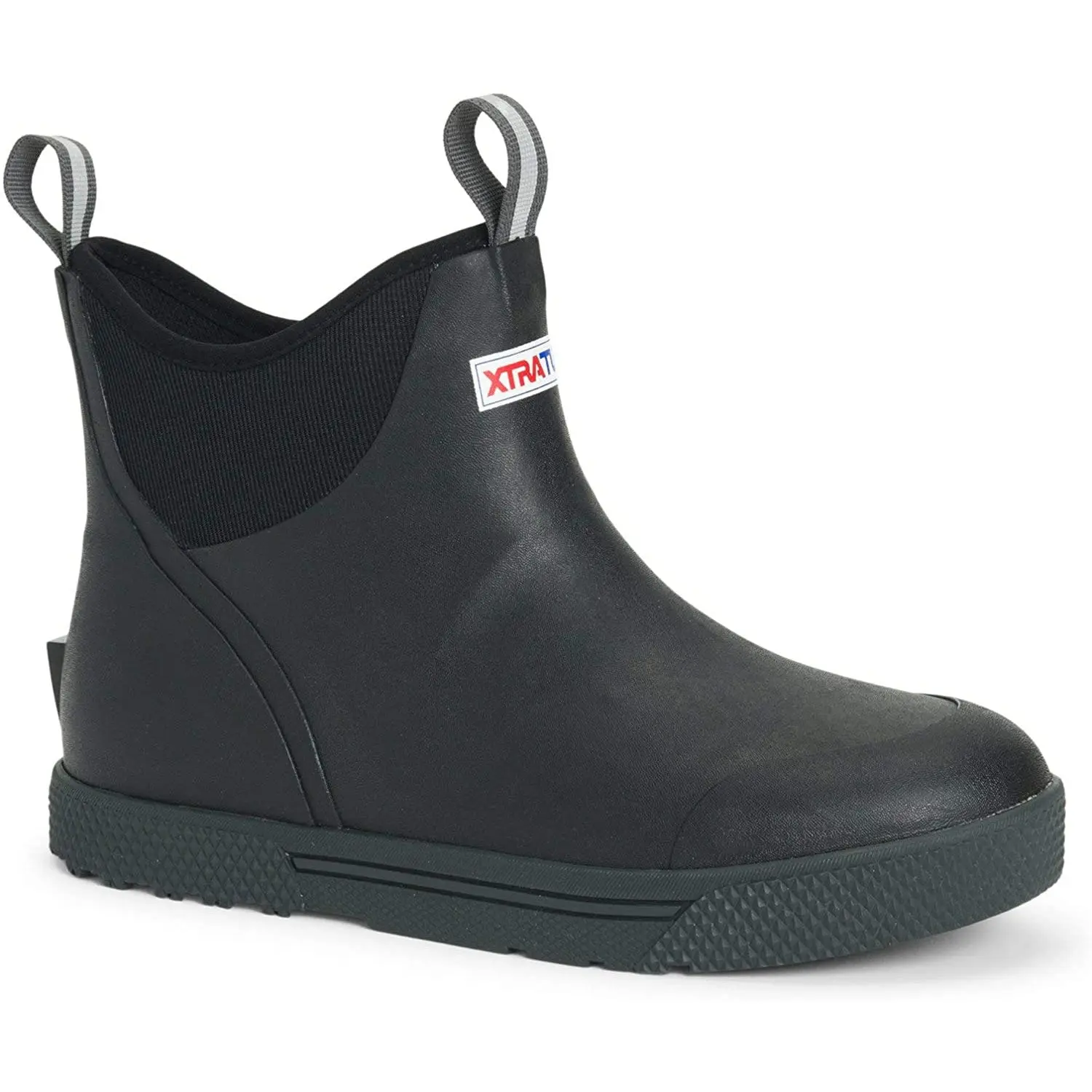 Xtratuf Men's 6" Wheelhouse Black Ankle Deck Boots