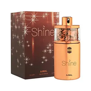 Ajmal Shine Eau de Parfum for Women – 75ml / 2.5 Fl oz – Long Lasting Fruity Floral Perfume with Pomegranate, Strawberry & Peony – Elegant Fragrance