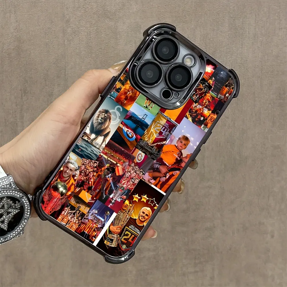 Galatasaray Football Club Trendy Puzzle Phone Case for iPhone 16, 15, 14, 13, 12, 11 Pro Max, X, XR, XS Max, 8 Plus - Premium Shockproof Transparent Protective Cover