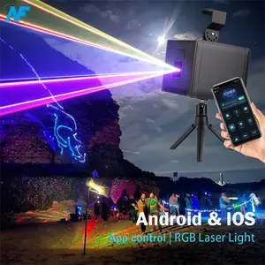 3W Par DJ Light RGB Full Color 3D Animation Patterns ILDA Light Sound Switch DMX Control Strobe Party Light for Halloween Christmas Disco Dancing Birthday Bar