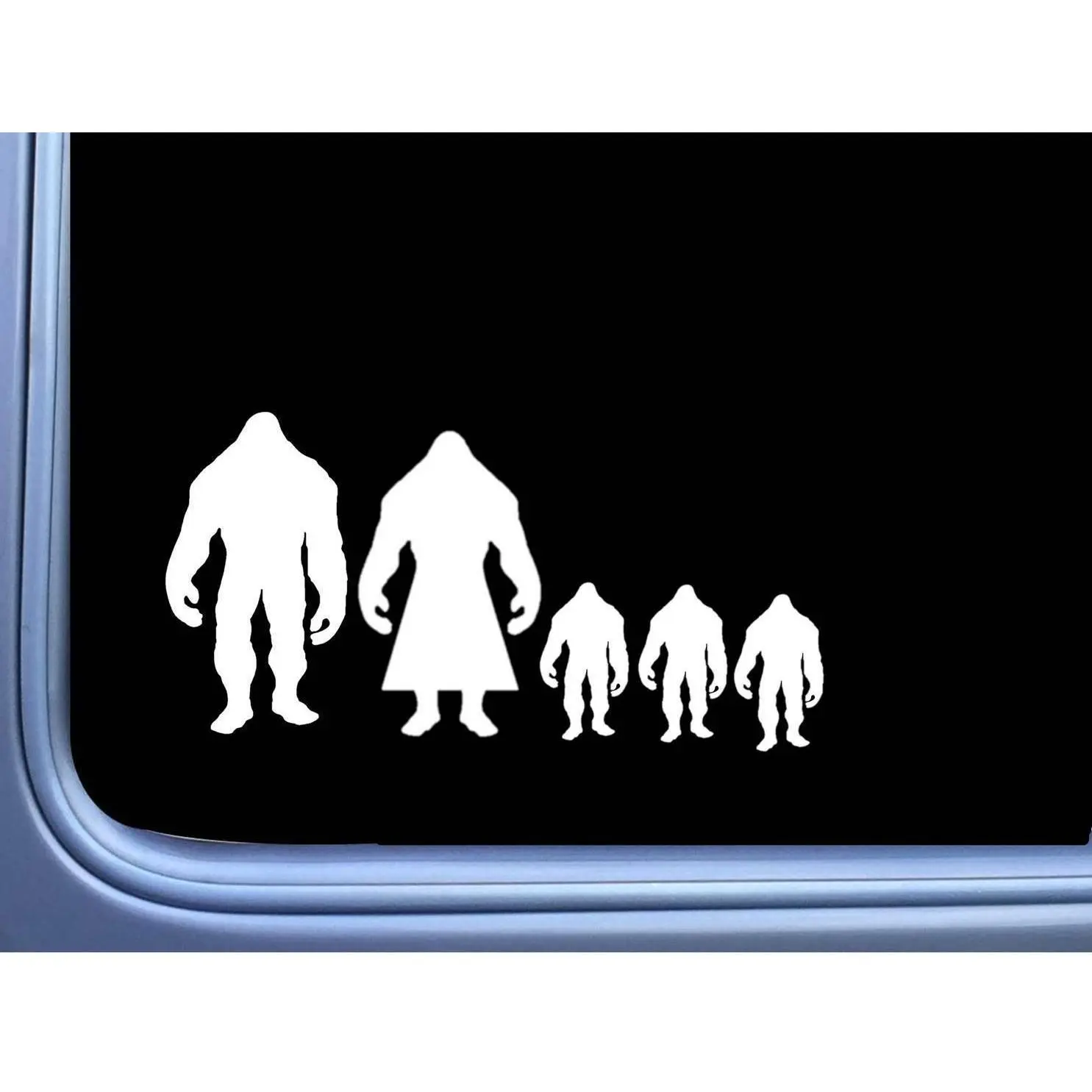 Bigfoot Family Sticker M308 8 Inch Decal sasquatch squatch yeti window