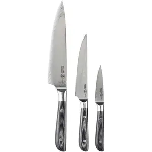 Messermeister Avanta Damascus 3 Pc Starter Set