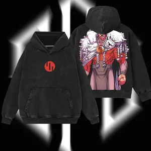 Superstyle "Thragg The Conqueror" Viltrumite War - Invincible Superhero War Comics Edition Double Print Lightweight Acid Washed Tee Hoodie Sweater Graphic Design Top Cotton Streetwear Comic T-Shirt Clothes Menswear Womenswear VFT