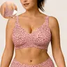 Soft Intention Women's Seamless Bra Wireless Soft Bralette Full Coverage Push Up T-shirt Comfortable Everyday Wear Supportive Sports Bra