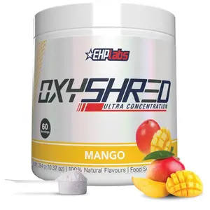 NutriFit OxyShred Ultra Concentrate Pre Workout Powder - 33 Serves, 150mg Caffeine Per Scoop, Sugar Free, Vegan Friendly, Gluten Free, Clean Natural Energy Fitness Supplement for Men & Women