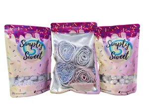 Cotton Candy Lovers Bundle - Crunch N' Pop Rolls, Gushers And Rainbow Puffs