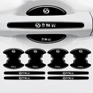4PCS/8PCS Car Door Handle Bowl Protective Stickers Anti-collision Decal For BMW F20 G20 G30 X1 X3 X4 X5 G05 X6 X7 G11 F15 F16 G01 G02 F48 G30