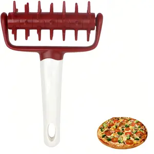 Pizza Dough Docker Docker Dough Bubble  Time-Saver Pizza Dough Roller Docker Dough Blistering  Pizza Docker Roller for  Kitchen Pizza Making Accessories Pizza Docking Tool