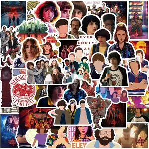 Movie Character Pattern Sticker, 50pcs/set Waterproof Self Adhesive Decor Paper, Decor Sticker for Cellphone, Gift Greeting Card Water Bottle Laptop Phone, Ornaments