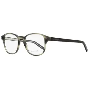 Zegna Square Eyeglasses EZ5169 020 Gray Striped 52mm 5169
