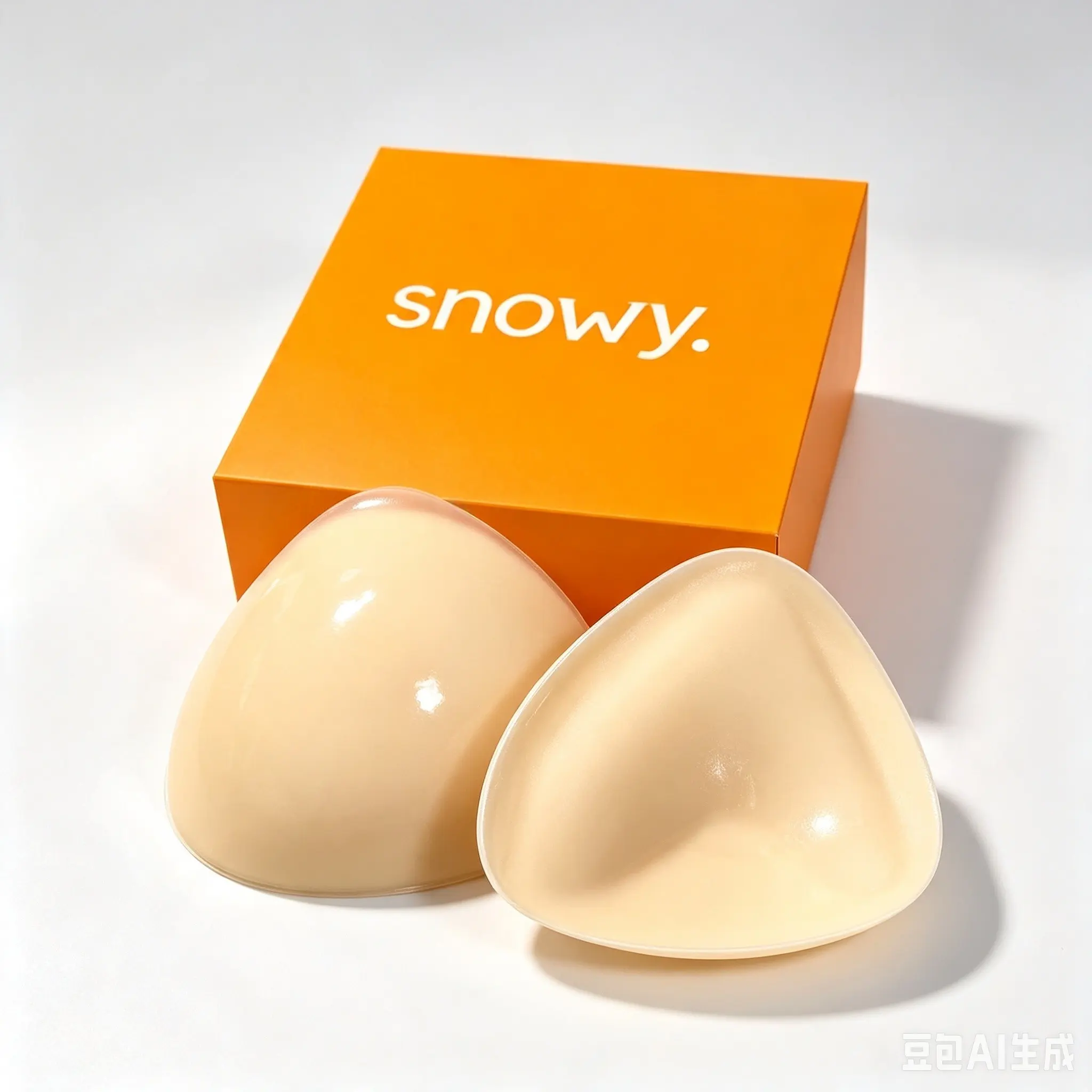SNOWY Silicone Push-Up Bra Inserts, Reusable Adhesive Lift Pads for Bikinis, Lingerie & Backless Dresses