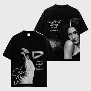 Olivia Dean The Art of Loving Live Tour Cotton Premium Shirt , Liv Shirt, Olivia Dean Fans, Olivia Dean graphic Tee for Fans Gift Shirt For Music Lover