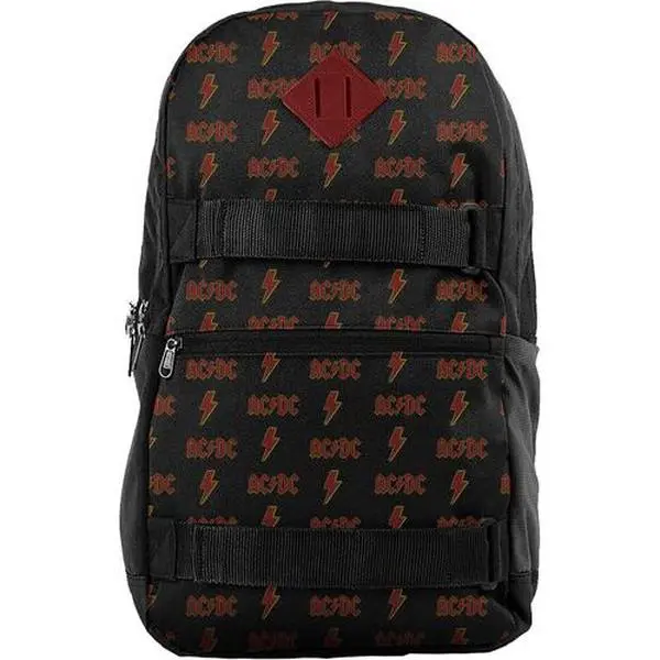 AC/DC - Rocksax - AC/DC - Logo - Skate Bag with Deck Straps & Laptop Sleeve (Black)  [SPECIAL PRODUCTS] Backpack