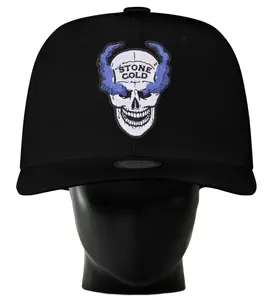Noggin Boss Stone Cold Steve Austin WWE 2 Patch Hat – Oversized Giant Fan Hat for Events & Superfans