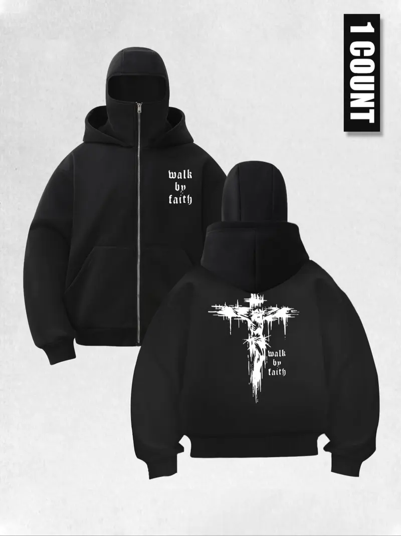 cross zip hoodie - TikTok Shop