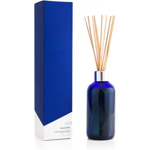 Reed Diffuser Set - Includes Reed Diffuser Sticks, Diffuser Oil, and Glass Bottle - Luxurious Indoor Freshener - Cobalt Blue (8 Fluid Ounces)