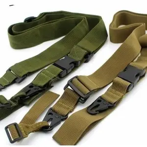 Fitness & Survival Strap - 100cm Adjustable Rifle Sling with Secure Metal Buckle for Weightlifting Backpacking & Emergency Preparedness Harness Outdoor Carabiner