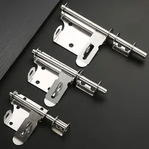 Thickened Bolt Lock Plate, Universal Door Latch, Wood Window Hardware, Anti-Theft Lock Set, Old Style Door Hook, Wooden Door Lock