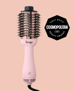 L'ANGE HAIR - Le Volume 2-in-1 Titanium Blow Dryer Brush | Frizz Control Blowout Hair Dryer Brush For Drying And Straightening | Volumizing Hot Air Styler For All Hairstyles, Storage, Multifunctional Hair Dryer, Handle