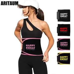 Sweat belt sweat band for women gym stuffed waist trainer for gym suitable for gym training running weightlifting