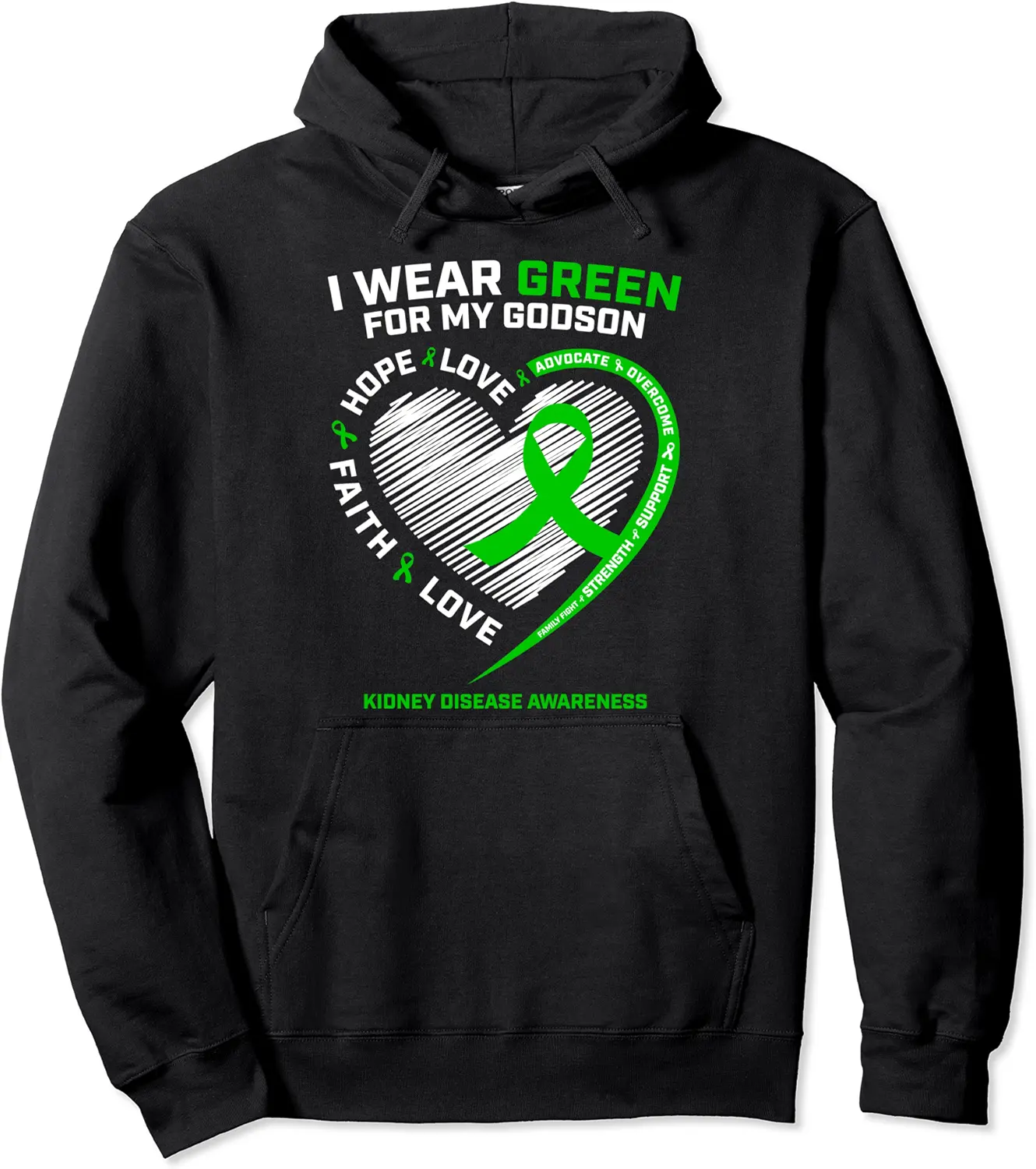 Godmother Godfather Gifts Godson Kidney Disease Awareness Pullover Hoodie - Alexsandr Shop 62B08FYHVQ79