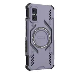 Armor Magnetic Case For Infinix GT 30 Pro Wireless Charging Heat Dissipation Shockproof Cover For Infinix GT 30Pro Phone Bumper