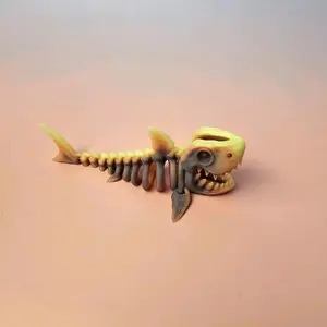 Skeleton Shark 3D Printed