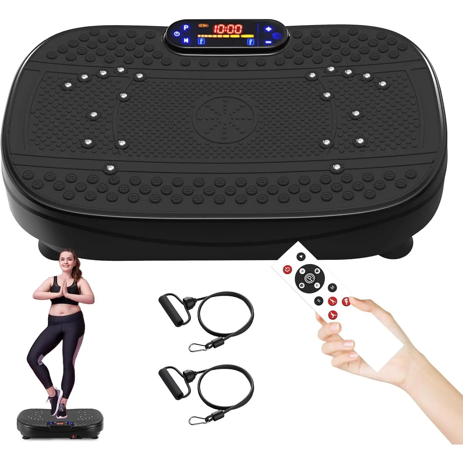 Vibration Plate, Exercise Machine,Full Body Shaker Workout Fitness Platform Home Vibration Plate aerobic stepper