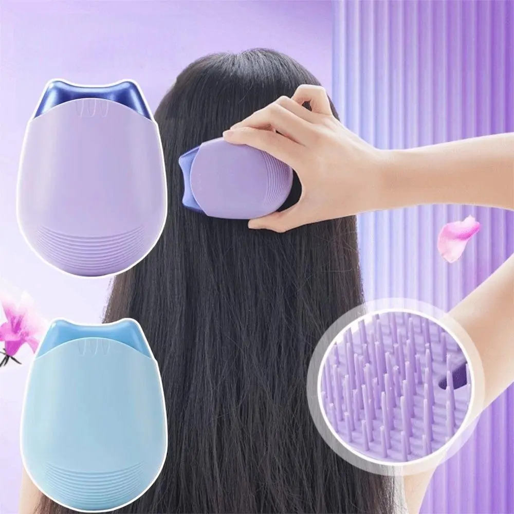 Portable Fluffy Hair Cat Claw Comb Anti-static Wet Dry Hair Scalp Massage Comb Tangle Free Curly Hair Styling Tools for Women