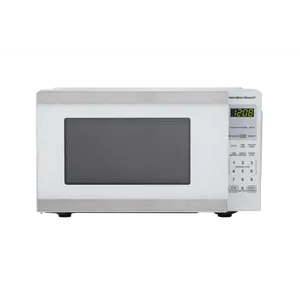 Hamilton Beach Microwave Oven 0.9 cu ft 900W White Stainless Steel