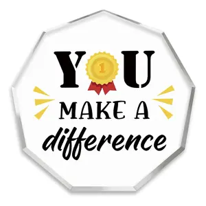 Appreciation Acrylic Award Appreciation Trophy Employee Appreciation Gifts Bulk Acrylic Trophy Award Clear Award Gift for Adults Employee Party Office Decorations