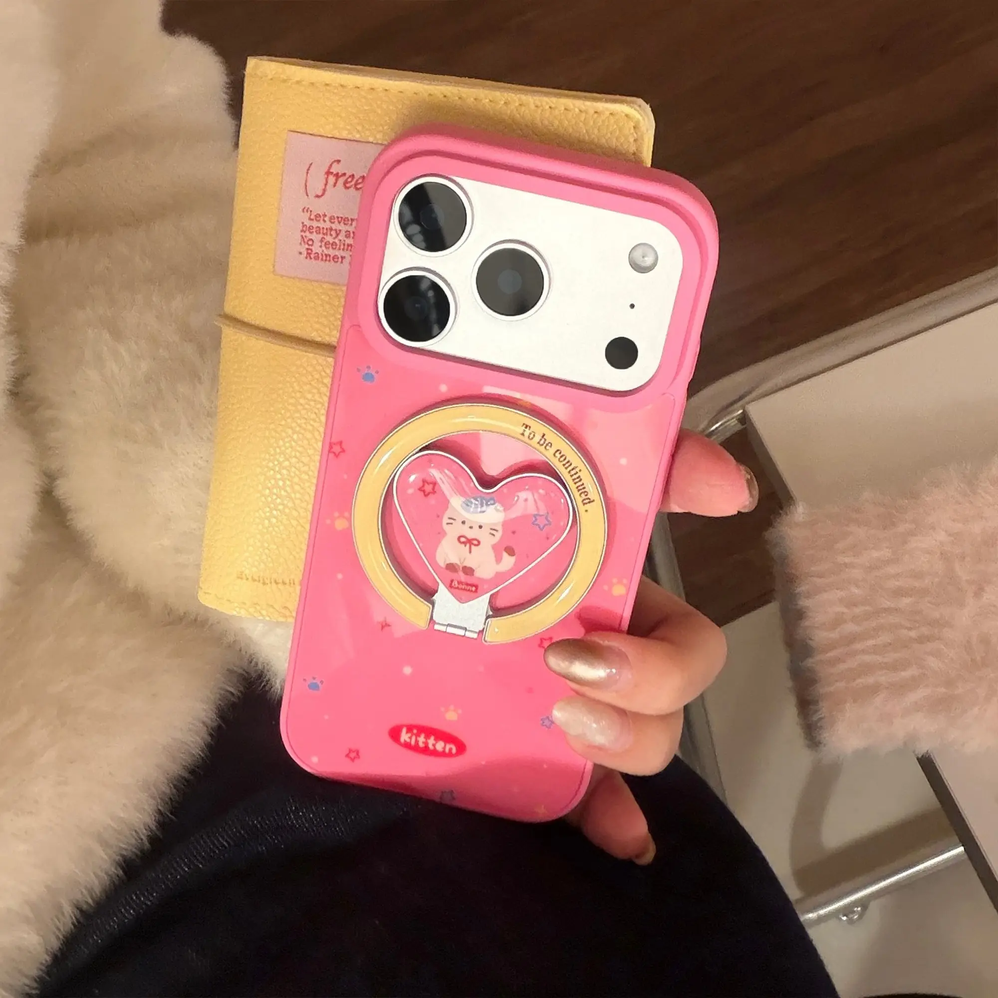 Creative Magnetic Phone Case for Apple iPhone Series, Stylish Protective Cover, Compatible with Multiple Models Including iPhone Pro Max