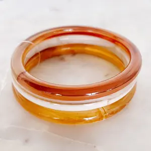 Three Stack Acrylic Bangles B-782