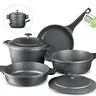 Granitestone 6-Piece Nesting Cookware Set pots pans